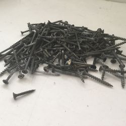 Drywall Phillips Head Screws. Black. Assorted Sizes