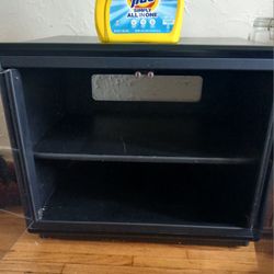 TV Stand With Glass Doors