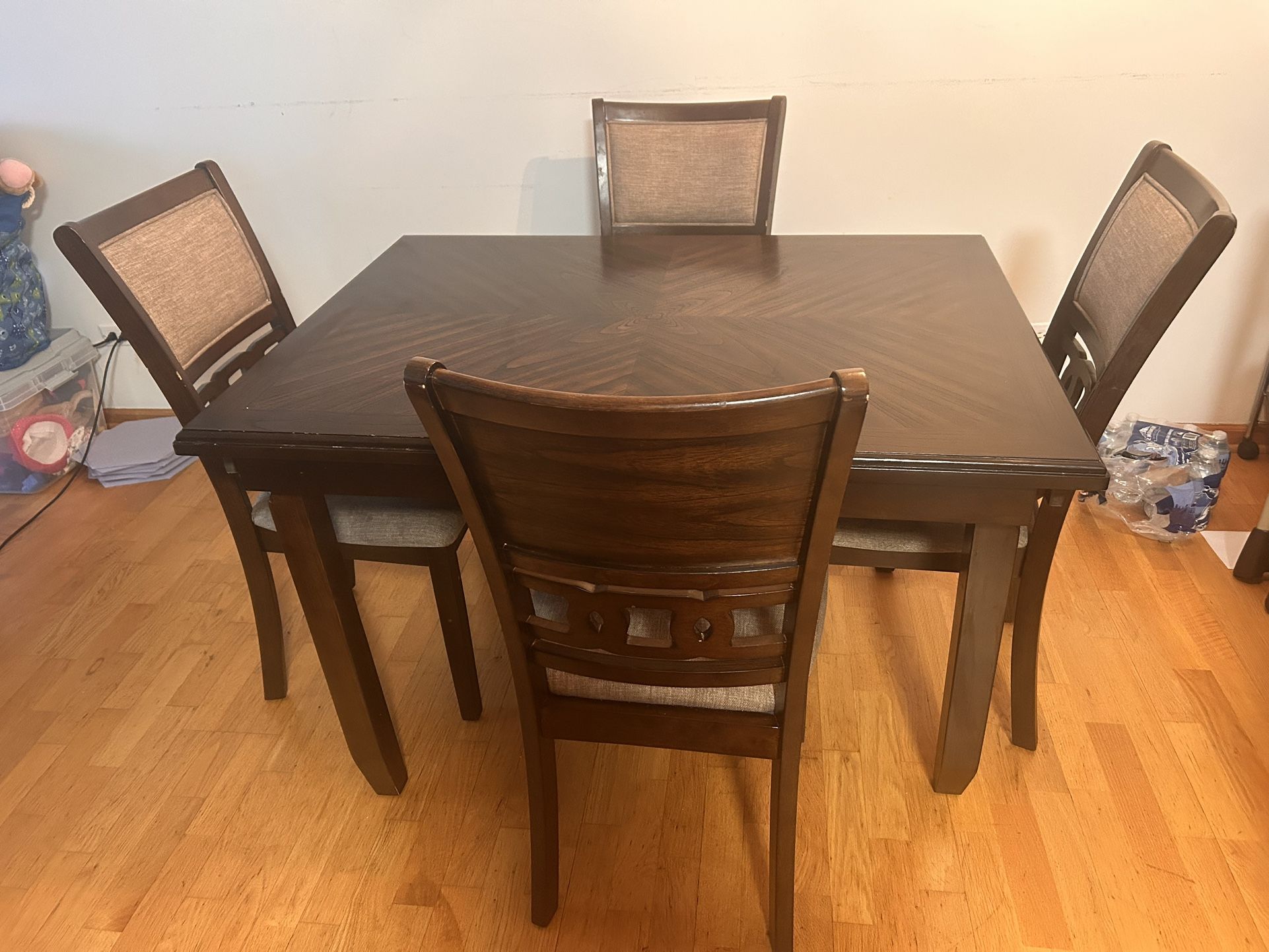 Table and chairs