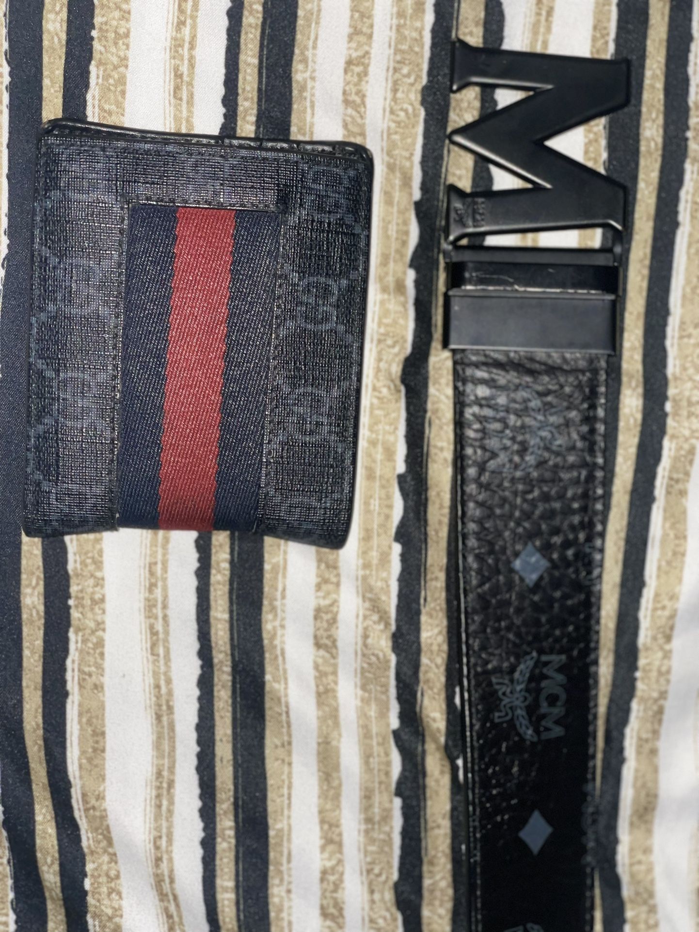 Men’s MCM Belts & Mens Gucci Wallet