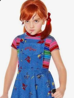 Kids Chucky Dress - Chucky With stockings and a wig