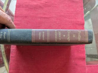 Historic hardcover book Memorial Edition. Profiles in Courage by John F. Kennedy