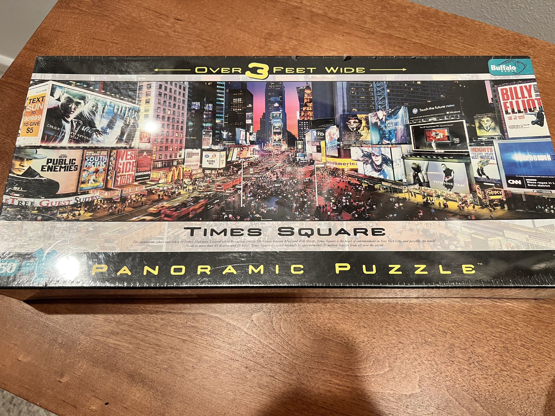 NEW sealed puzzle PANORAMIC Times Square, over 3 feet wide