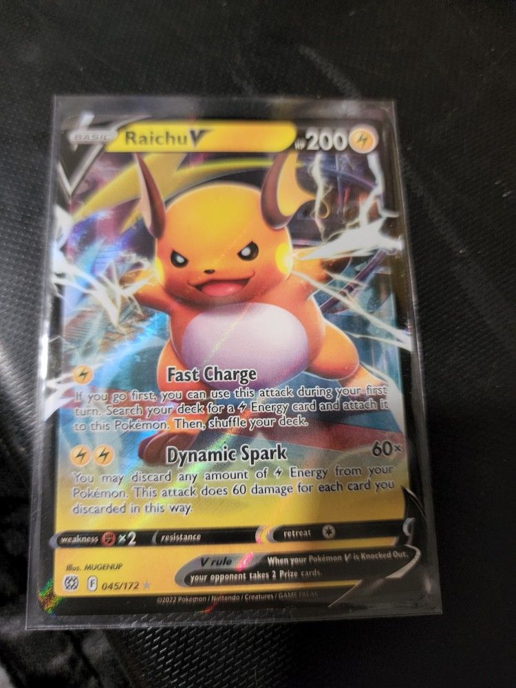 RAICHU V POKEMON BRILLIANT STARS RARE CARD ! for Sale in Merced, CA -  OfferUp