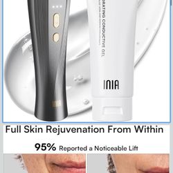 🔥Brand new🔥 3-in-1 Skin Tightening Device True Beauty Glow Facial Massager Red Light Therapy for Face and Neck 332