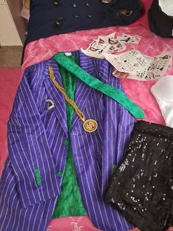 Joker Costume Set with Accessories