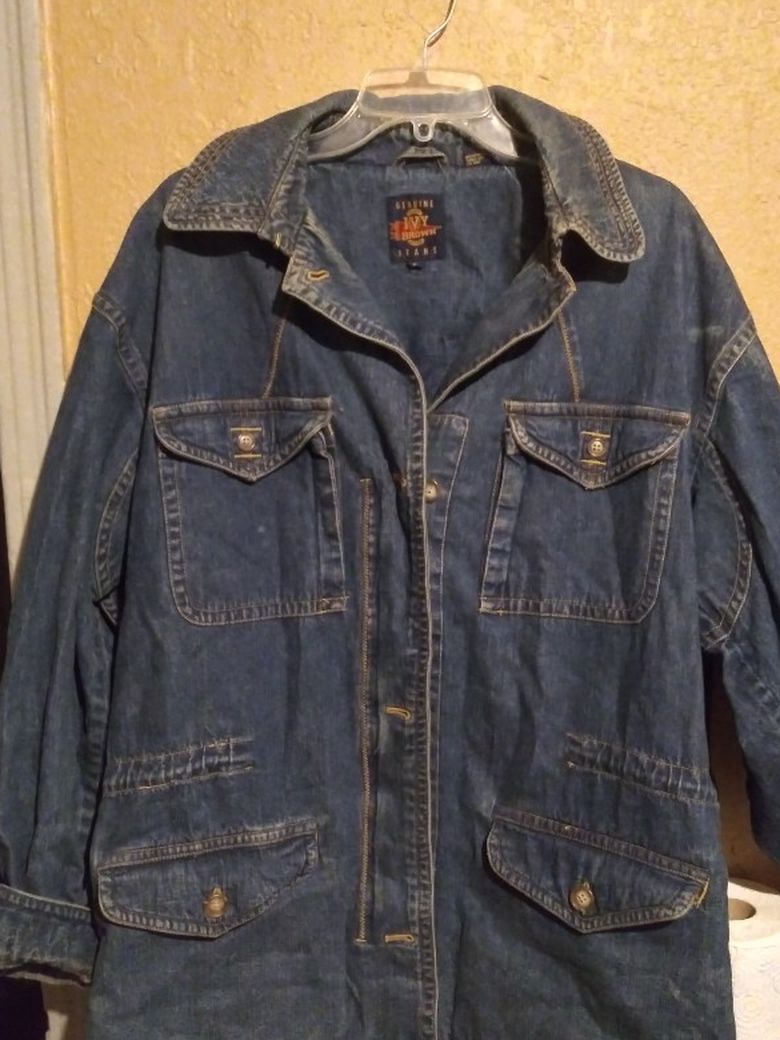 VINTAGE IVY BROWN DENIM JACKET