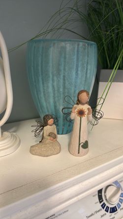 Willow tree angels both $5 farmhouse decor