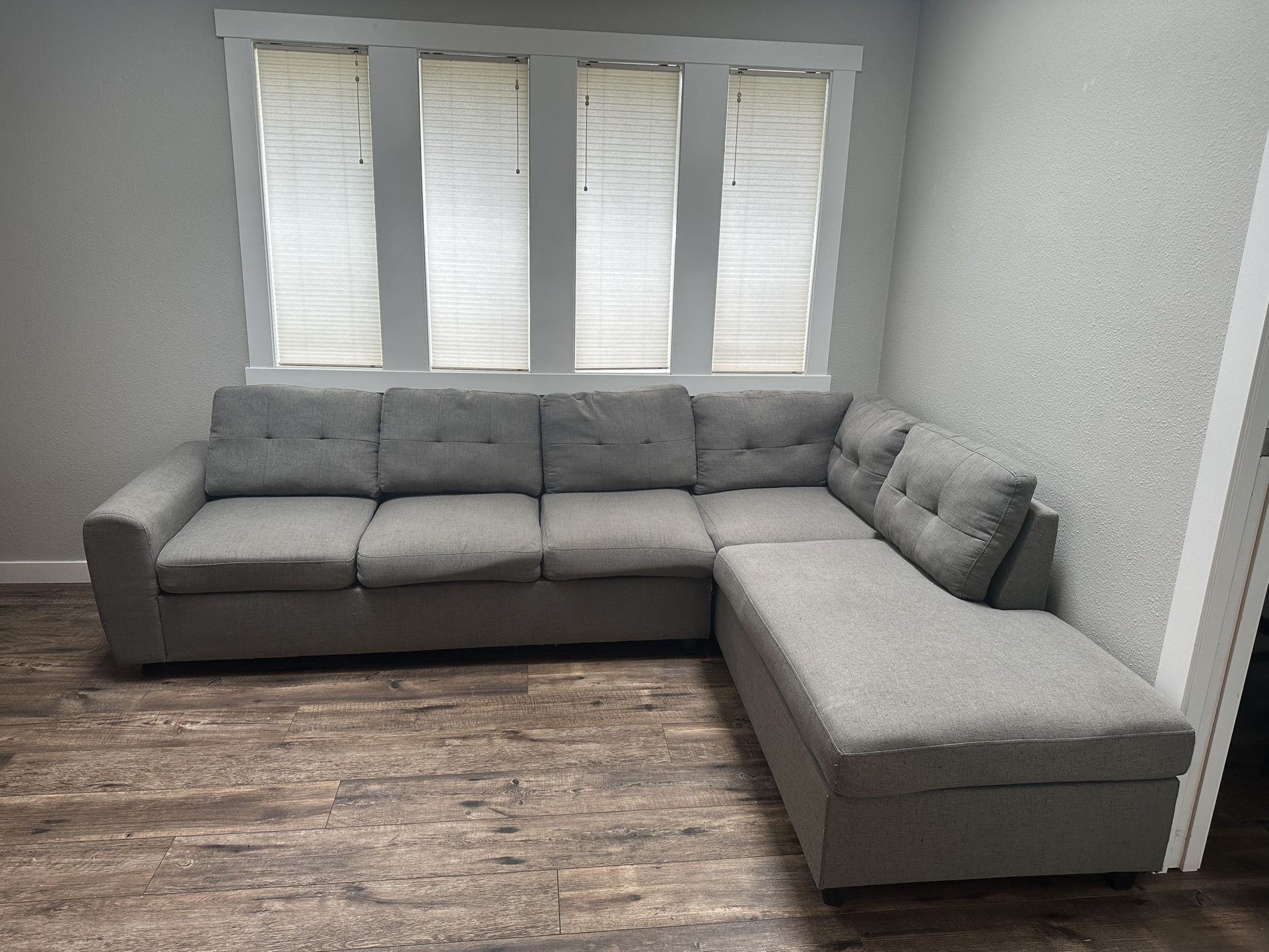 *PICKUP PENDING* Free Gray Sectional (OK Condition)