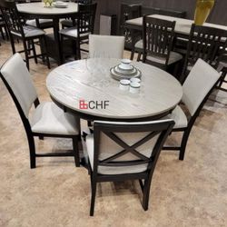 5 Piece Round Dining Table Set  - Limited Time Offer 