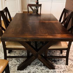 Modern Dining Table With 6 Chairs