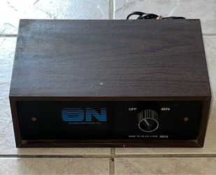 Rare ON TV Cable Subscription Box Vintage Prop
