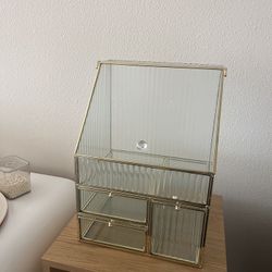 Glass Vanity Makeup 