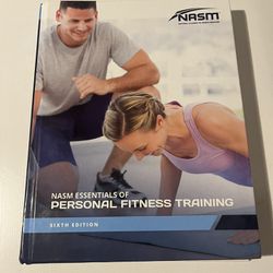 NASM Personal Fitness Training Book 6th Edition 