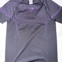  Onyx 5.0 Seamless Muscle Fit Mens Compression Shirt Black Purple L