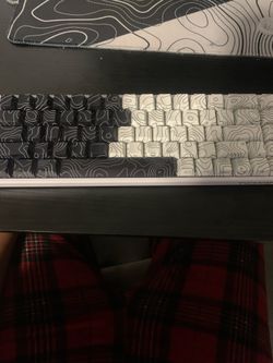 Custom keyboard and matching mouse pad