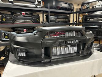 For 08-15 Lancer & Ralliart Varis Style Front Bumper Cover Conversion