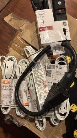 Power strip and cable extension