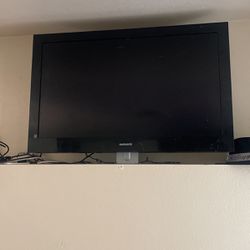 36” TV  w/Wall Mount attached 