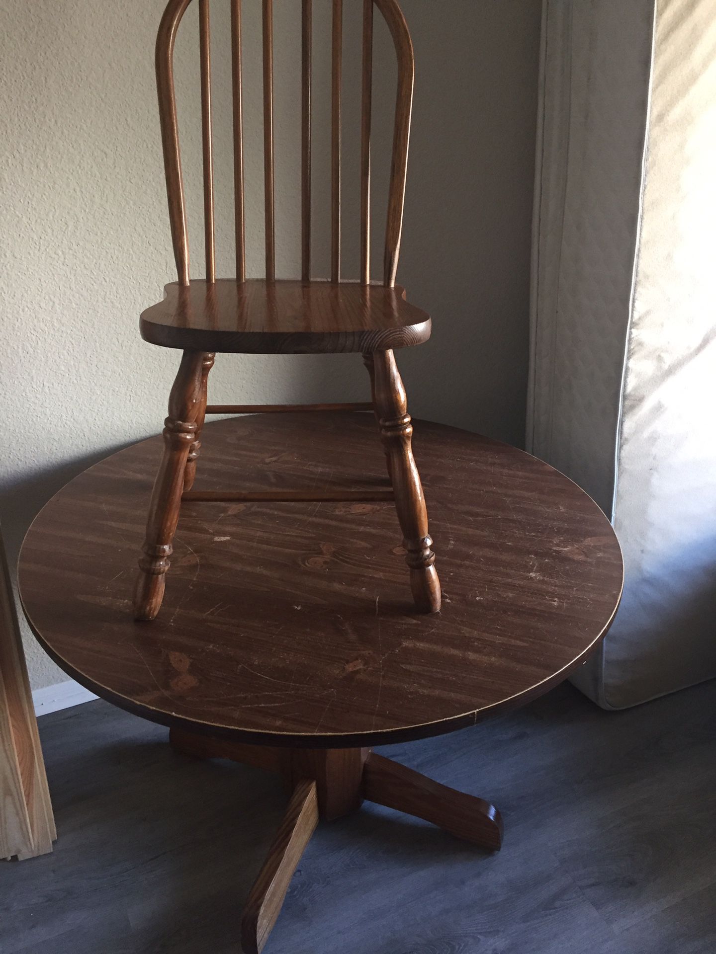 Table with four chairs