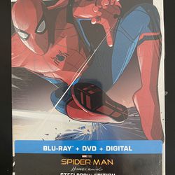 Spider-Man Homecoming Bluray +DVD +Digital Steelbook
