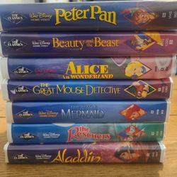 Black Diamond Disney Classics VHS, Lot Of 7
