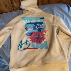 cream small hoodie