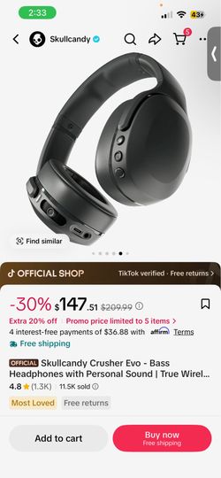 Skullcandy evo crushers