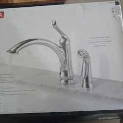 DELTA 4453-DST Chrome finish Fauct