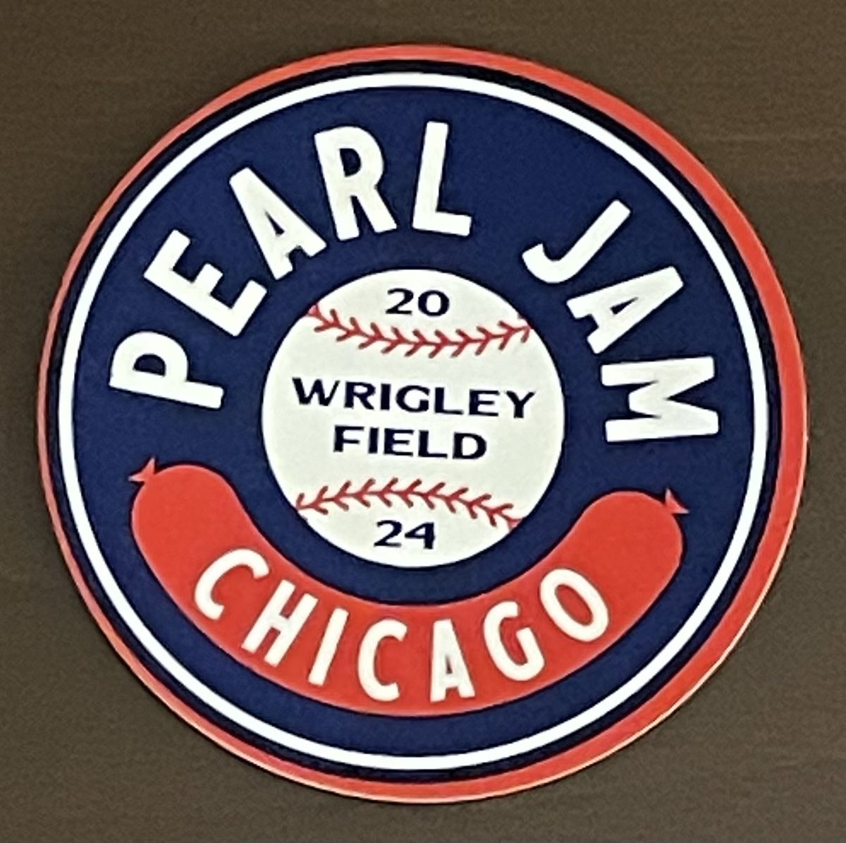 Pearl Jam Chicago Dark Matter Tour 2024 Sticker + Patch