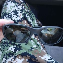 Authentic Black Rayban Sunglasses 