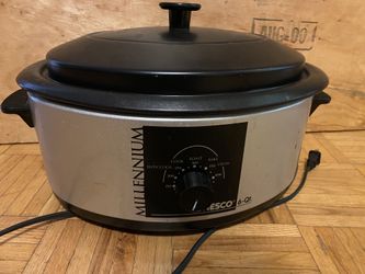 Nesco 6quart roaster stainless steel