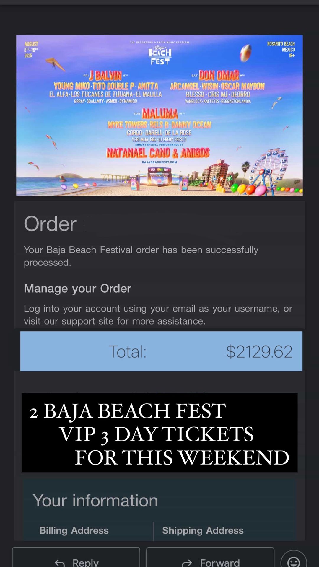 Baja Festival 2025 Tickets
