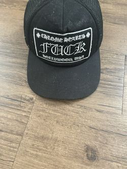chrome heart trucker hat