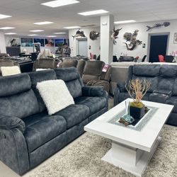 Beautiful Reclining Sofa & Loveseat Set Now Just 1099