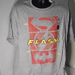 DC The Flash & Justice Leauge Graphic Tee Mens 2XL 
