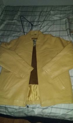 Genuine leather coat