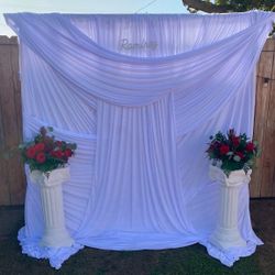 Wedding Backdrop And Sign