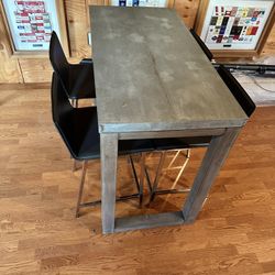 CB2 Counter Table With Chairs