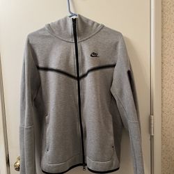 Nike Men's Tech Fleece Full-Zip Windrunner Hoodie Grey Size Medium