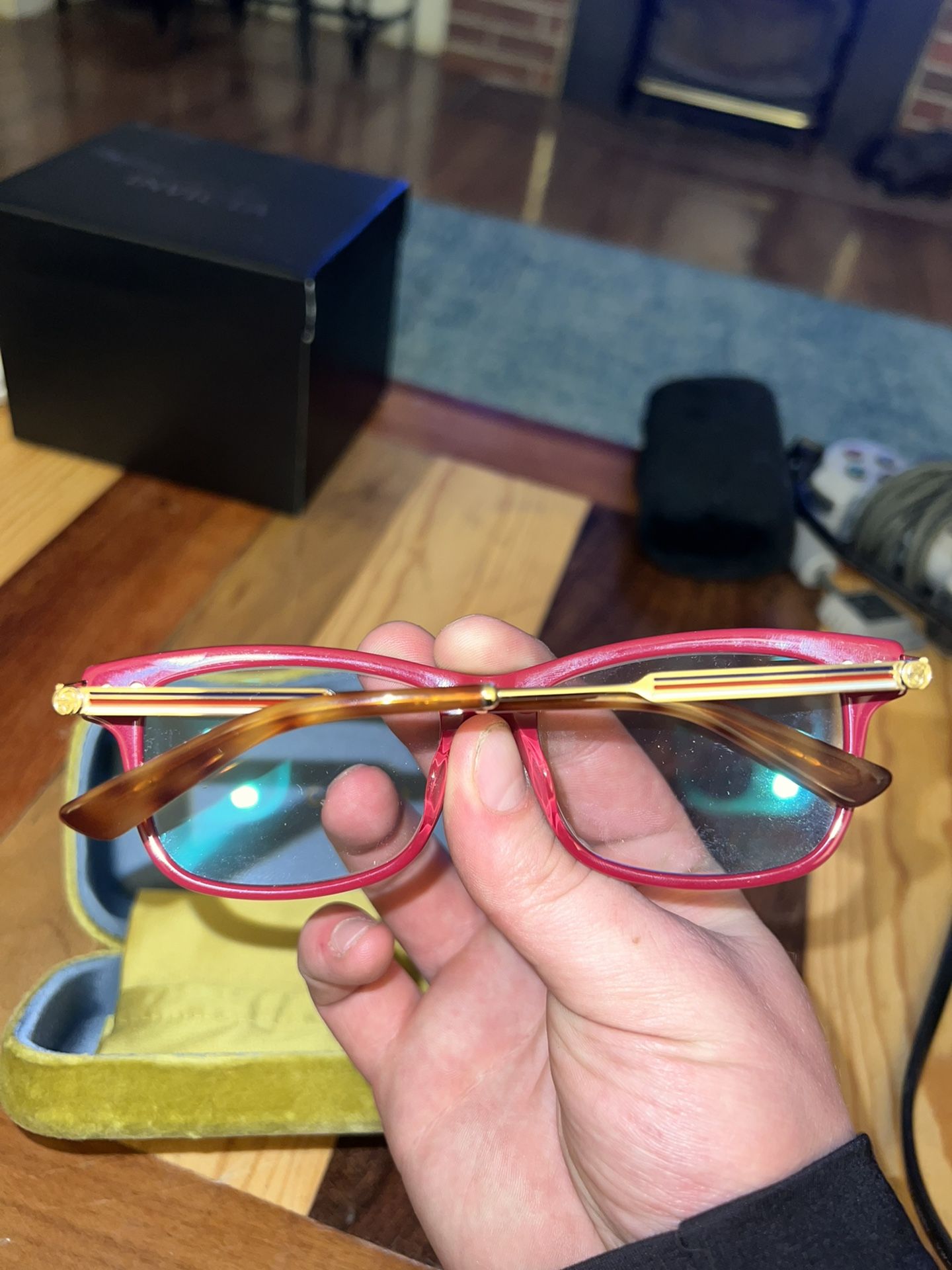 Red Gucci Glasses Frame