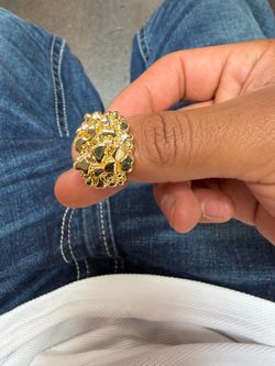 Gold plated rings