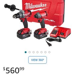 Milwaukee Fuel Hammer Drill And Impact