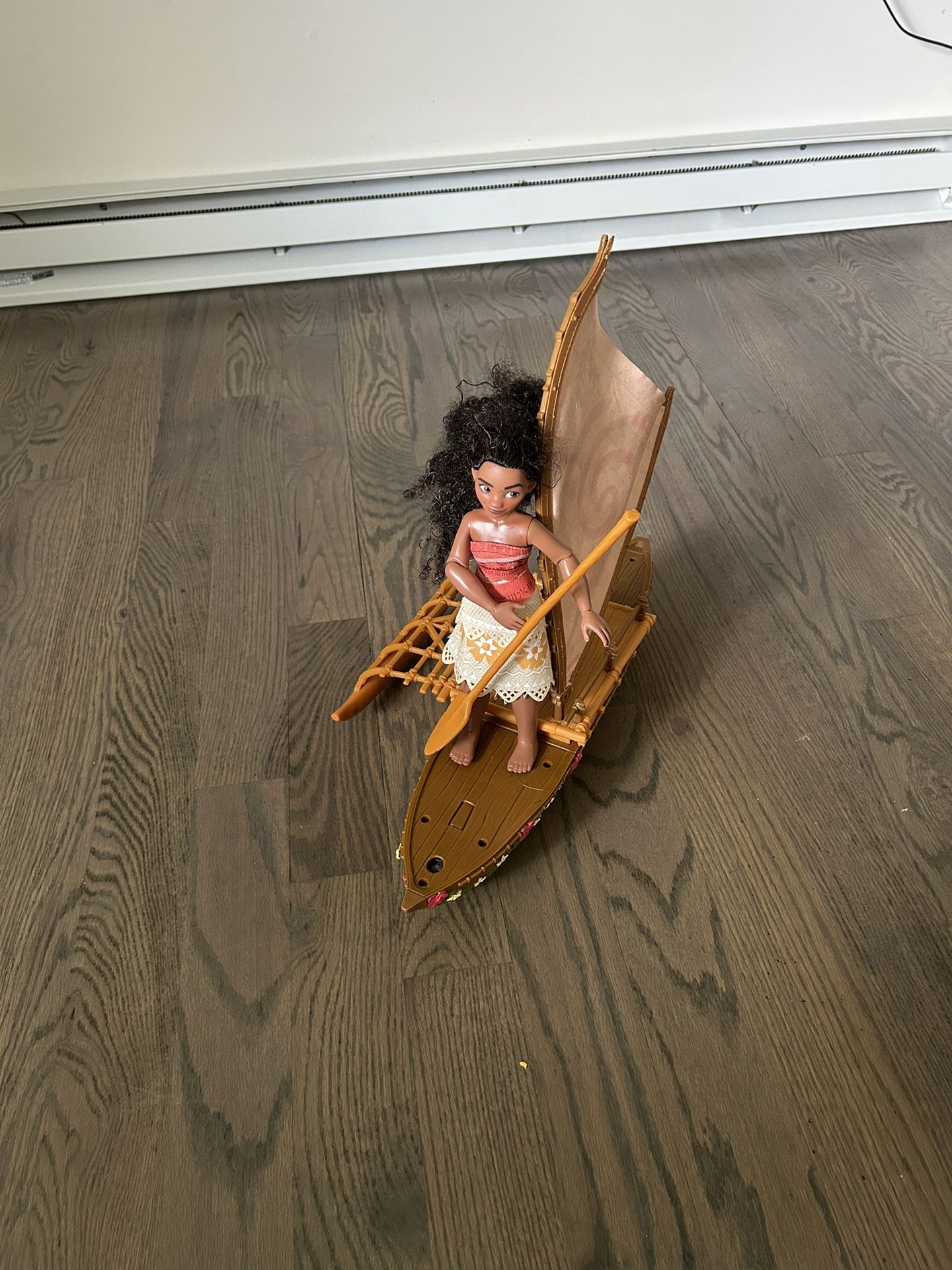 Moana Toy Figure And Boat