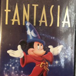 Walt Disney, black diamond Fantasia, VHS 1991 rare masterpiece collection, factory sealed