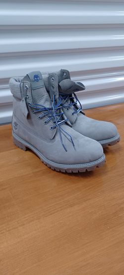 GREY TIMBERLAND BOOTS size 12 like new