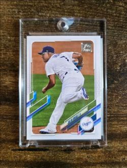 Sealed 2021 Topps Vault Los Angeles Dodgers Julio Urias Blank Back Card #1/1