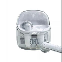 JBL Tune Flex Noise Cancelling Wireless Earbuds - Ghost Ed. White (Clear)
