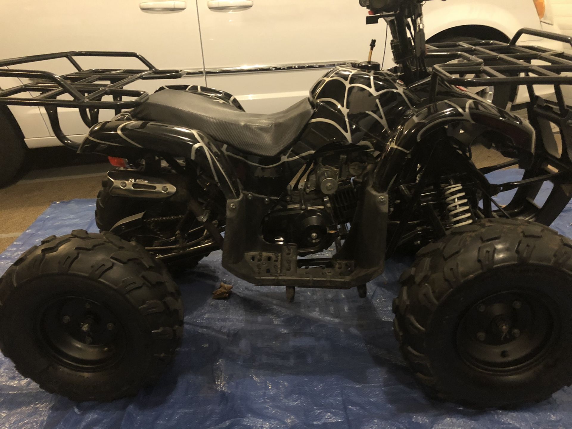 125cc Coolster black spider 4-wheeler