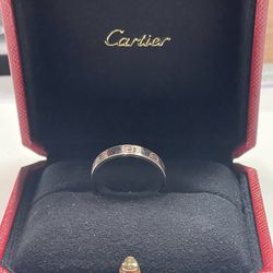 Cartier Ring 18k White Gold 